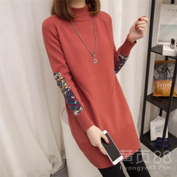 【工厂直销尾货服装摆摊女装针织衫大码中长款毛衣外贸精品羊毛衫批发】-